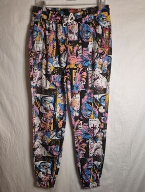 Fresh Multicolor Comic Print Sweatpants